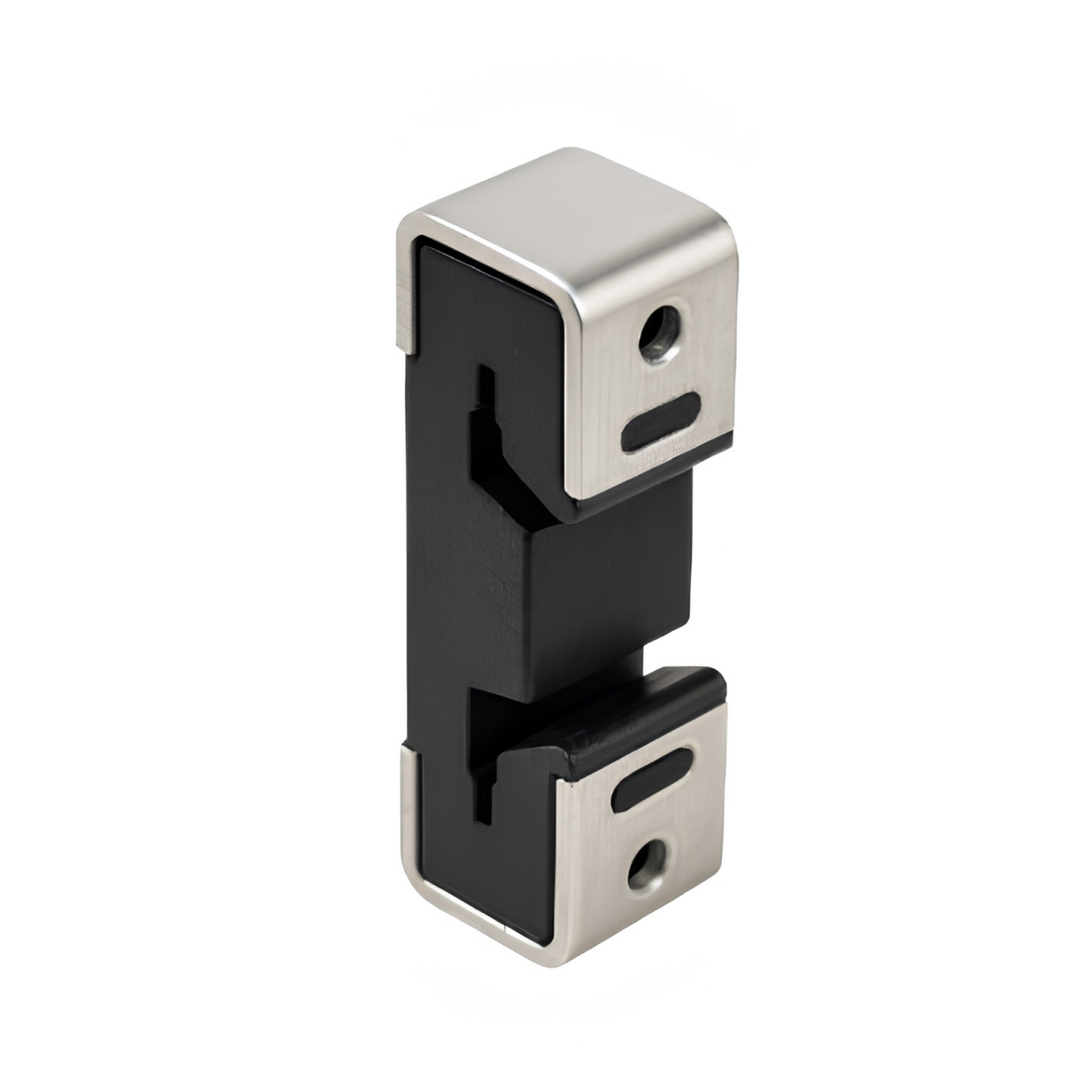 ISOMax Kinetic Clip — dual-durometer elastomer isolation clip encapsulated in a galvanized steel frame, shown for ceiling assemblies
