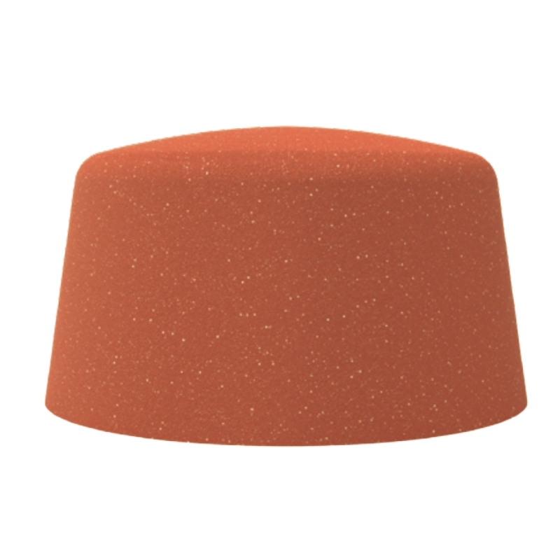 Tenmat FF109X intumescent cover for 6" recessed can — UL fire-rated ceiling penetration.