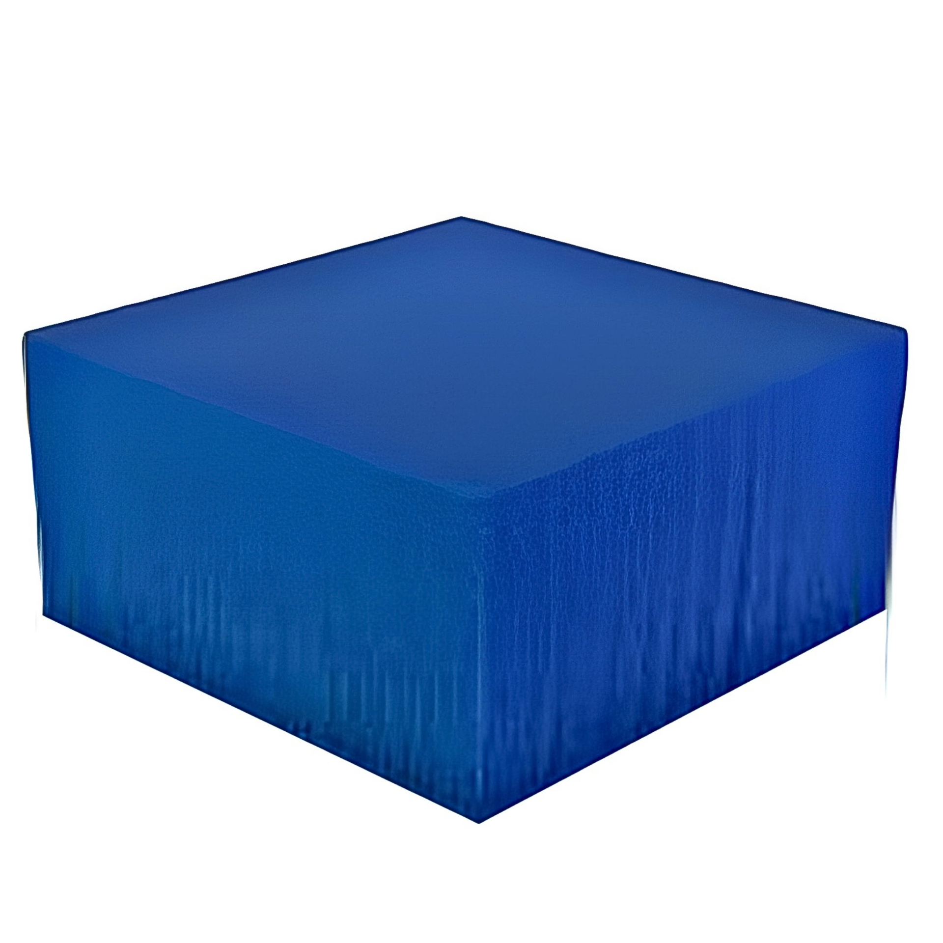 PAC International IFB1 Isolation Floor Block — front product view of the blue standard-density rubber floor isolator.
